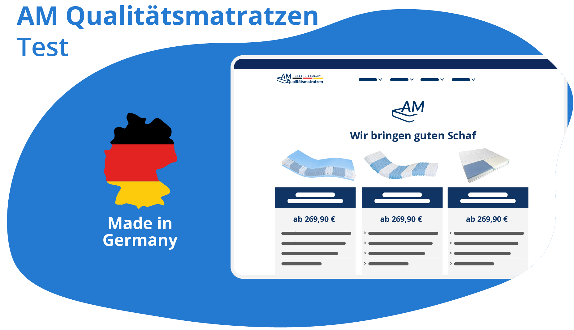 AM Qualitätsmatratzen im Test