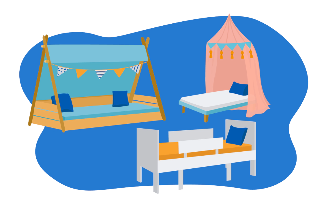 Kinderbetten 90x200 im Überblick