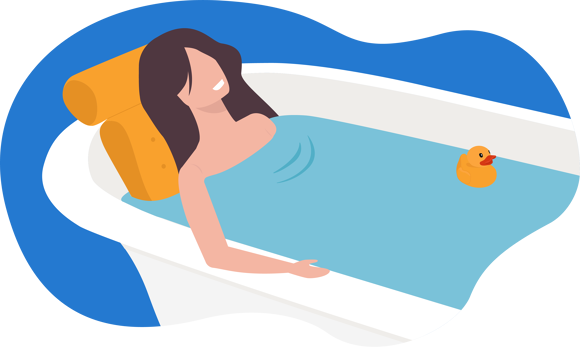 Badewannenkissen