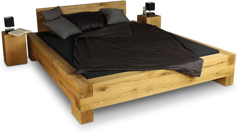 Das Massivholzbett ist eine Alternative zum Futonbett