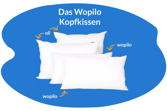 Das Wopilo Plus Kopfkissen
