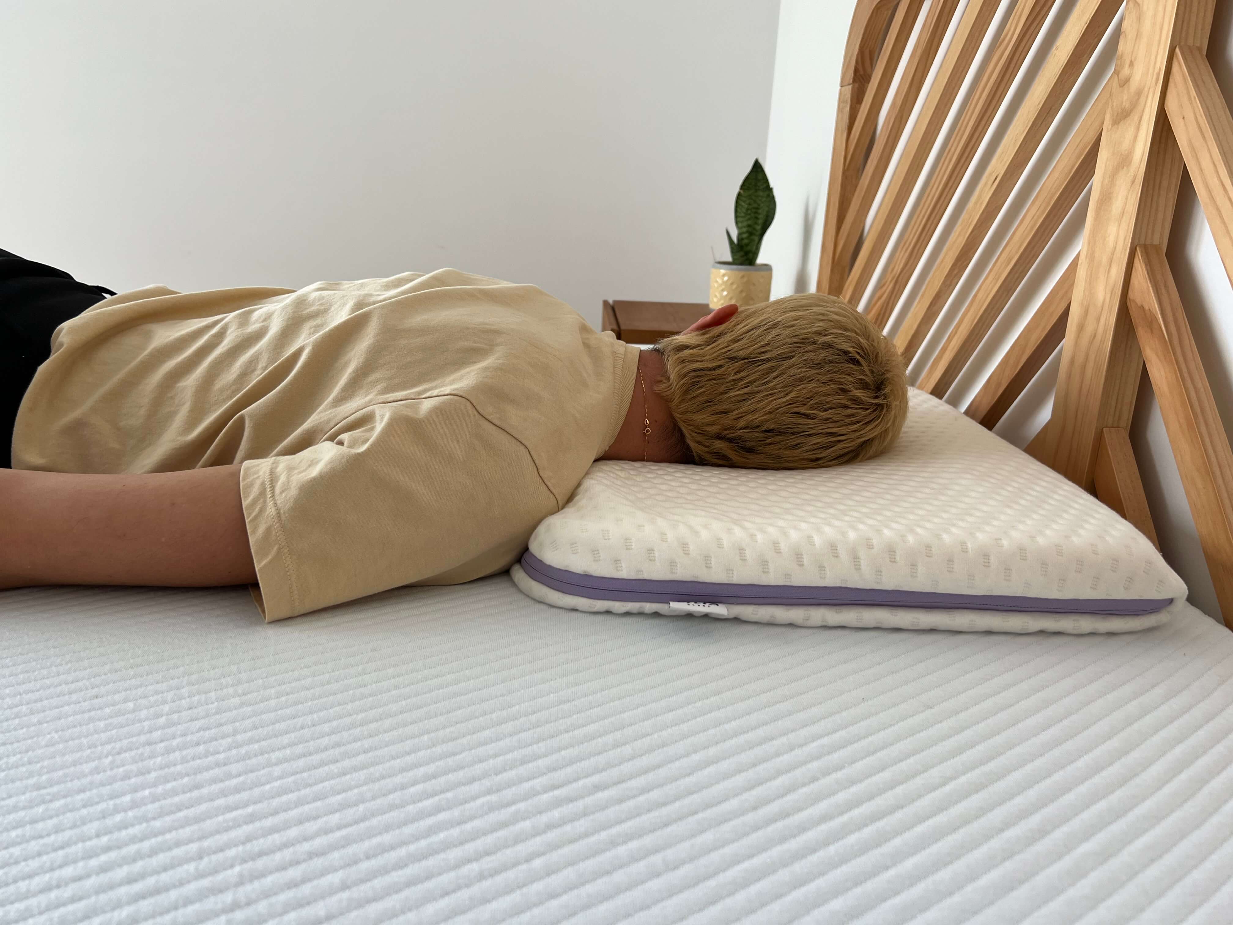 Nackenkissen Memory-Schaum - Ergonomisches Seitenschläferkissen Mit Abnehmbarem Bezug