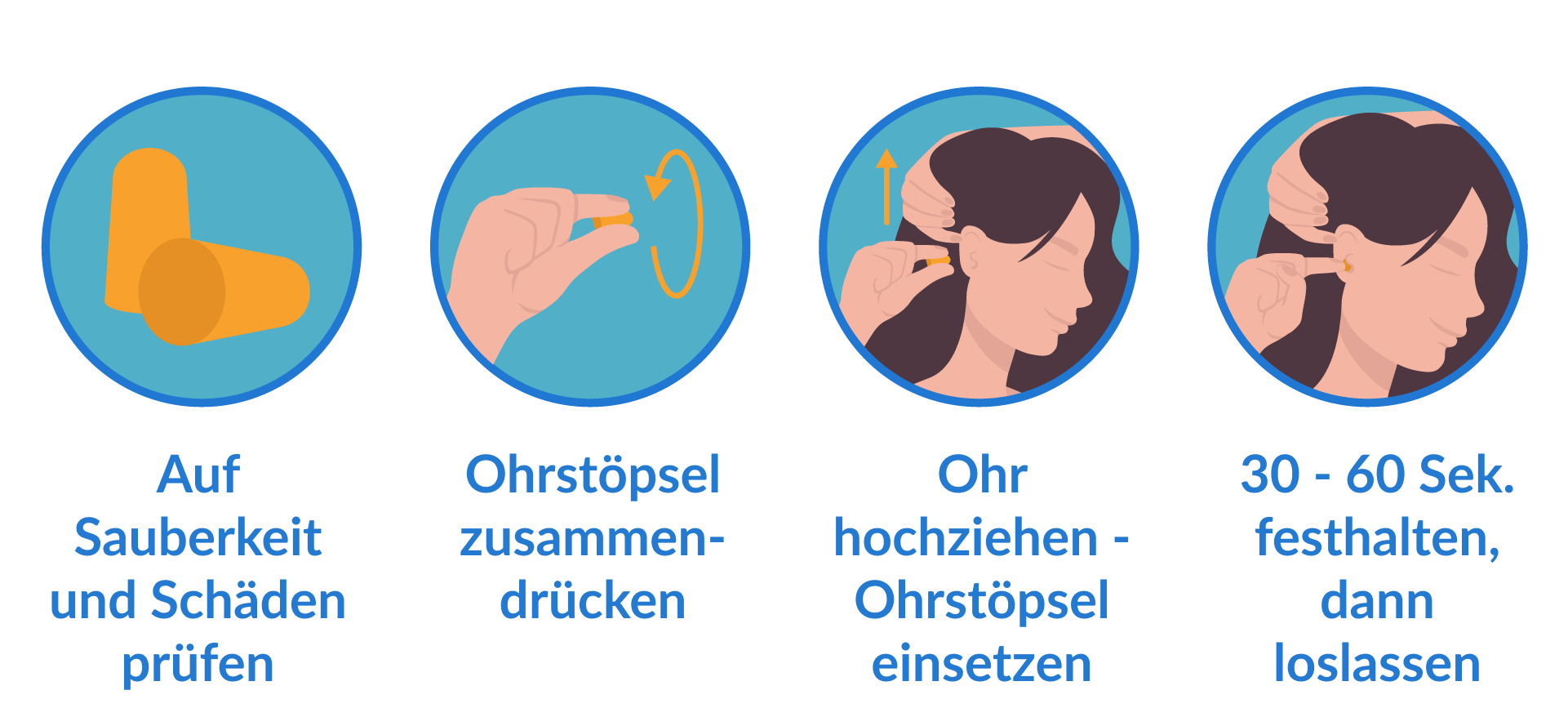 100 STÜCK 200 Stück Ohrstöpsel EAR Classic Gehörschutzstöpsel