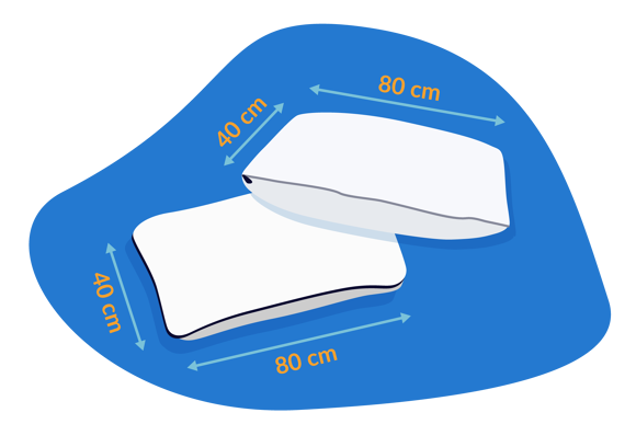 Kopfkissen 40x80
