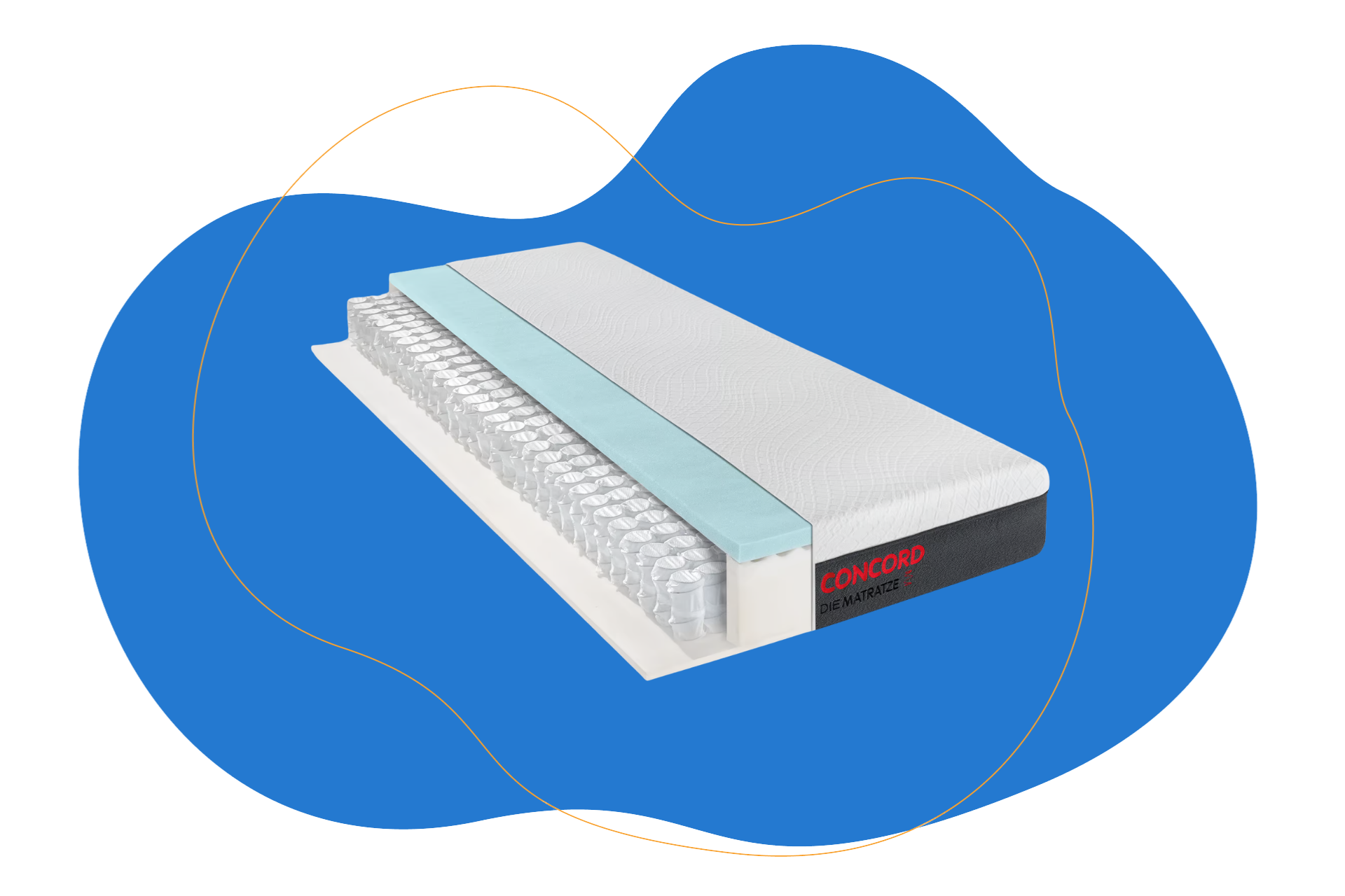 Concord Smart Taschenfederkernmatratze