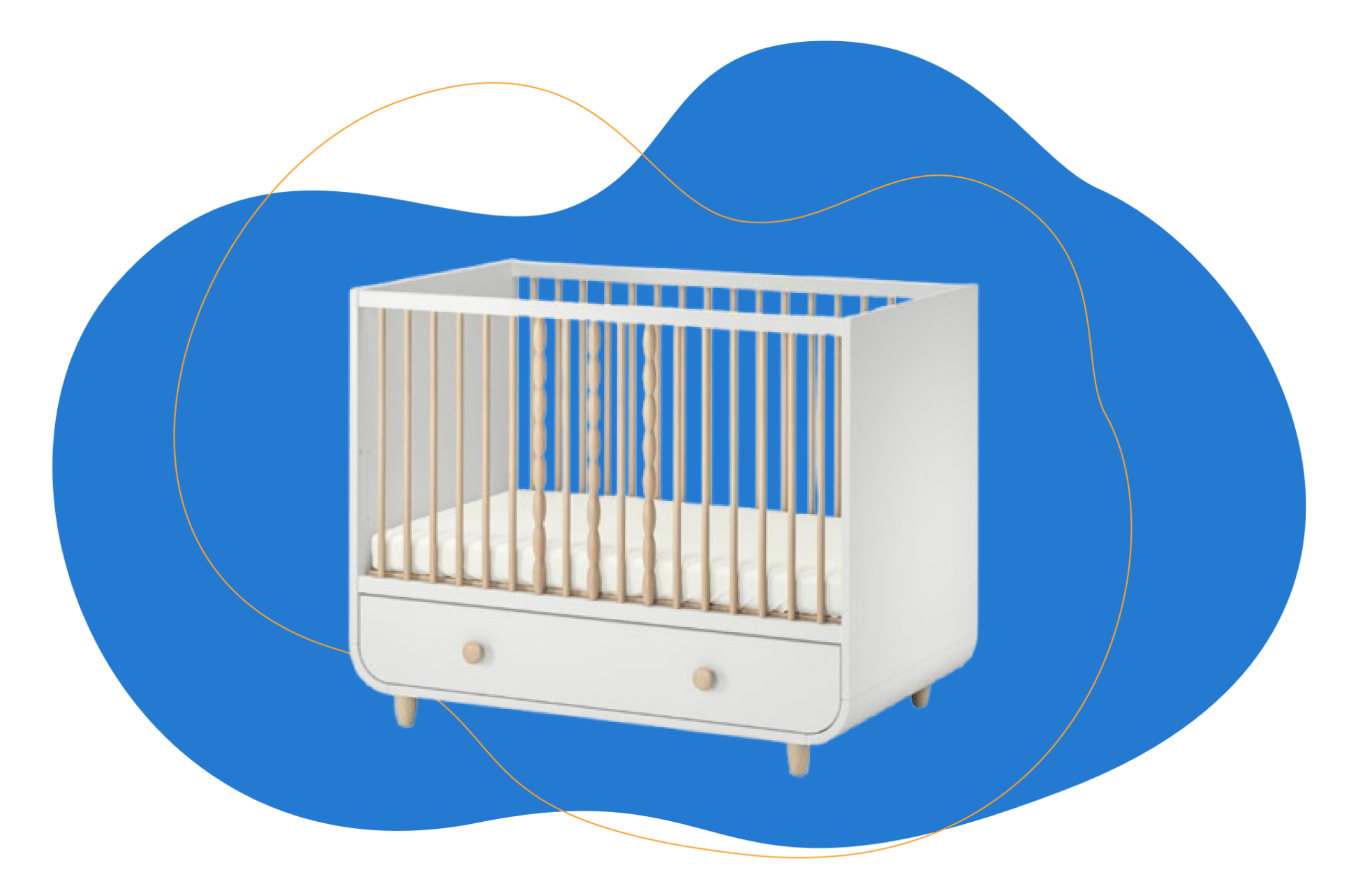 IKEA Babybett Myllra