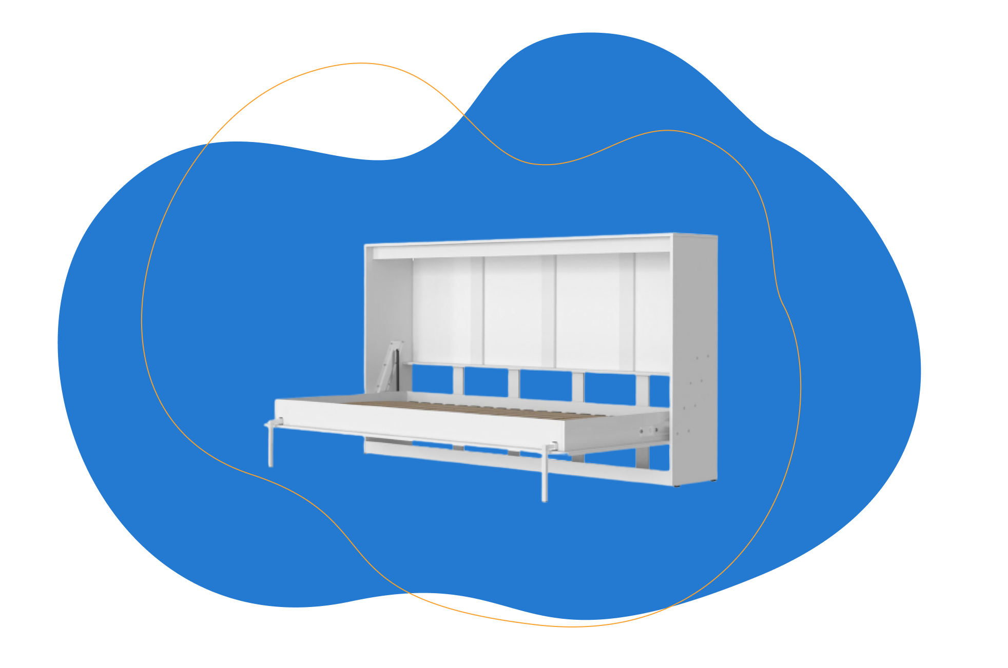 SMARTBett Schrankbett aufklappbar
