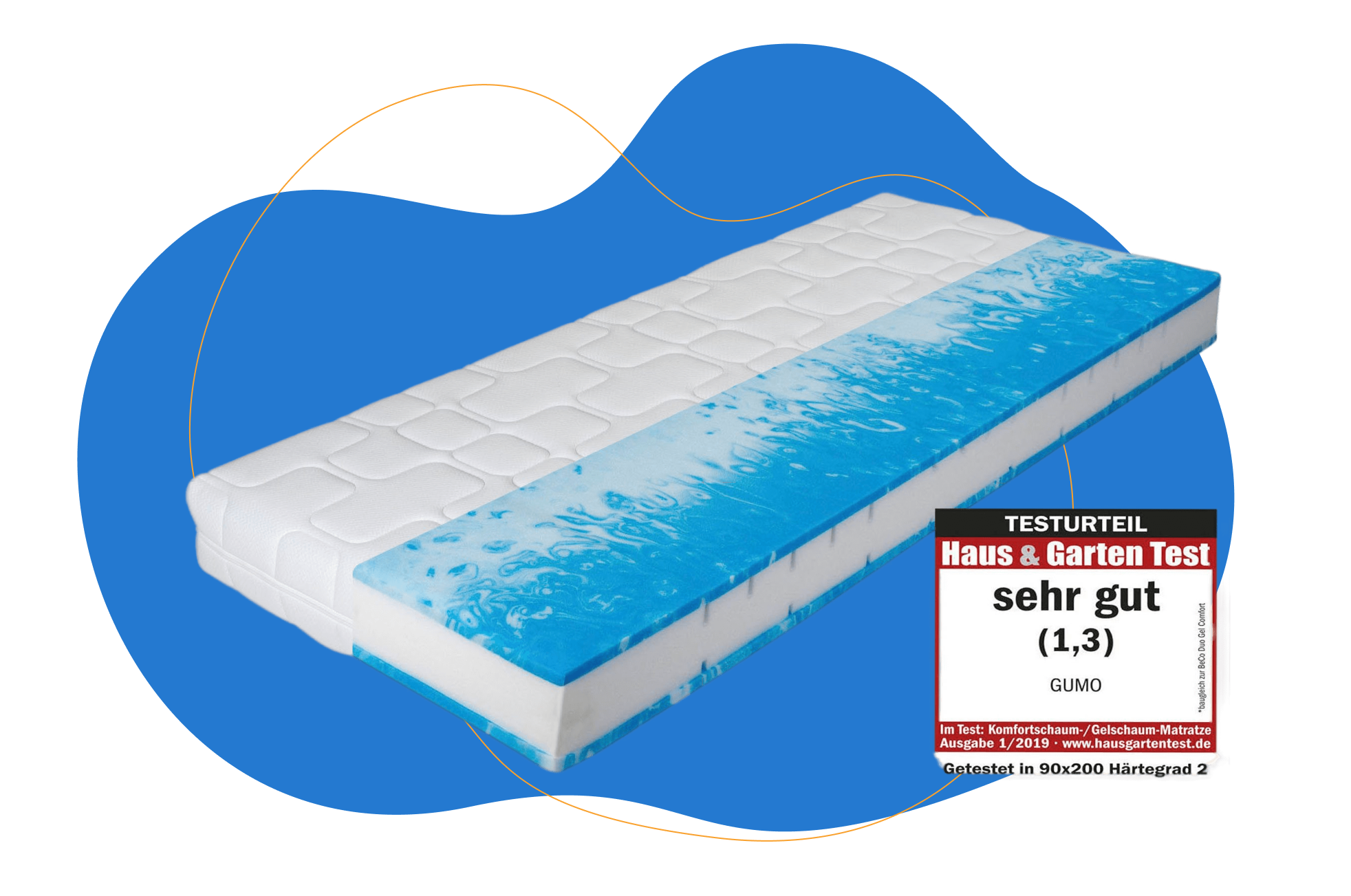 BeCo Gelschaummatratze „GUMO“ Produktbild