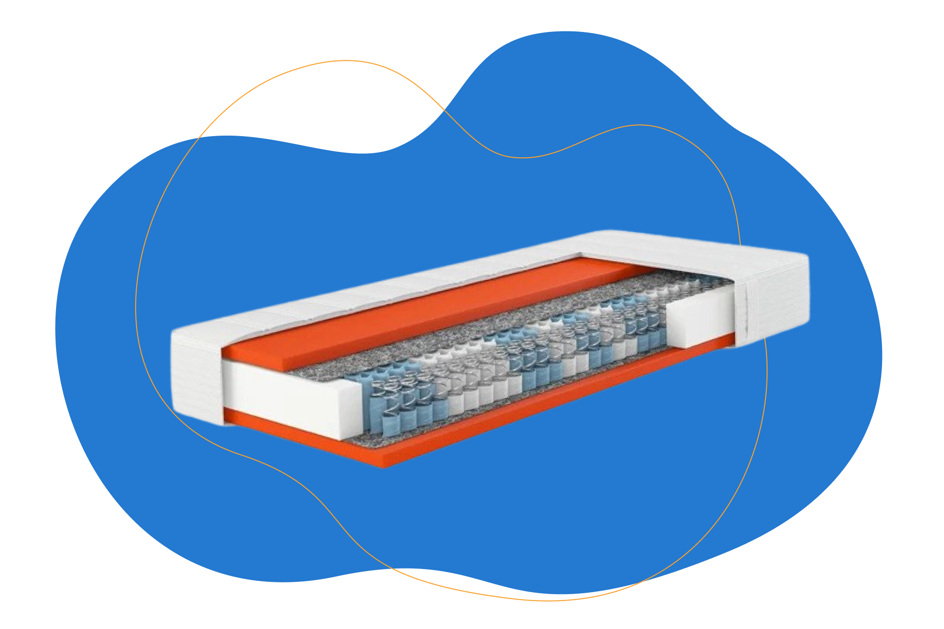 Hn8 7-Zonen Taschenfederkernmatratze Dynamic