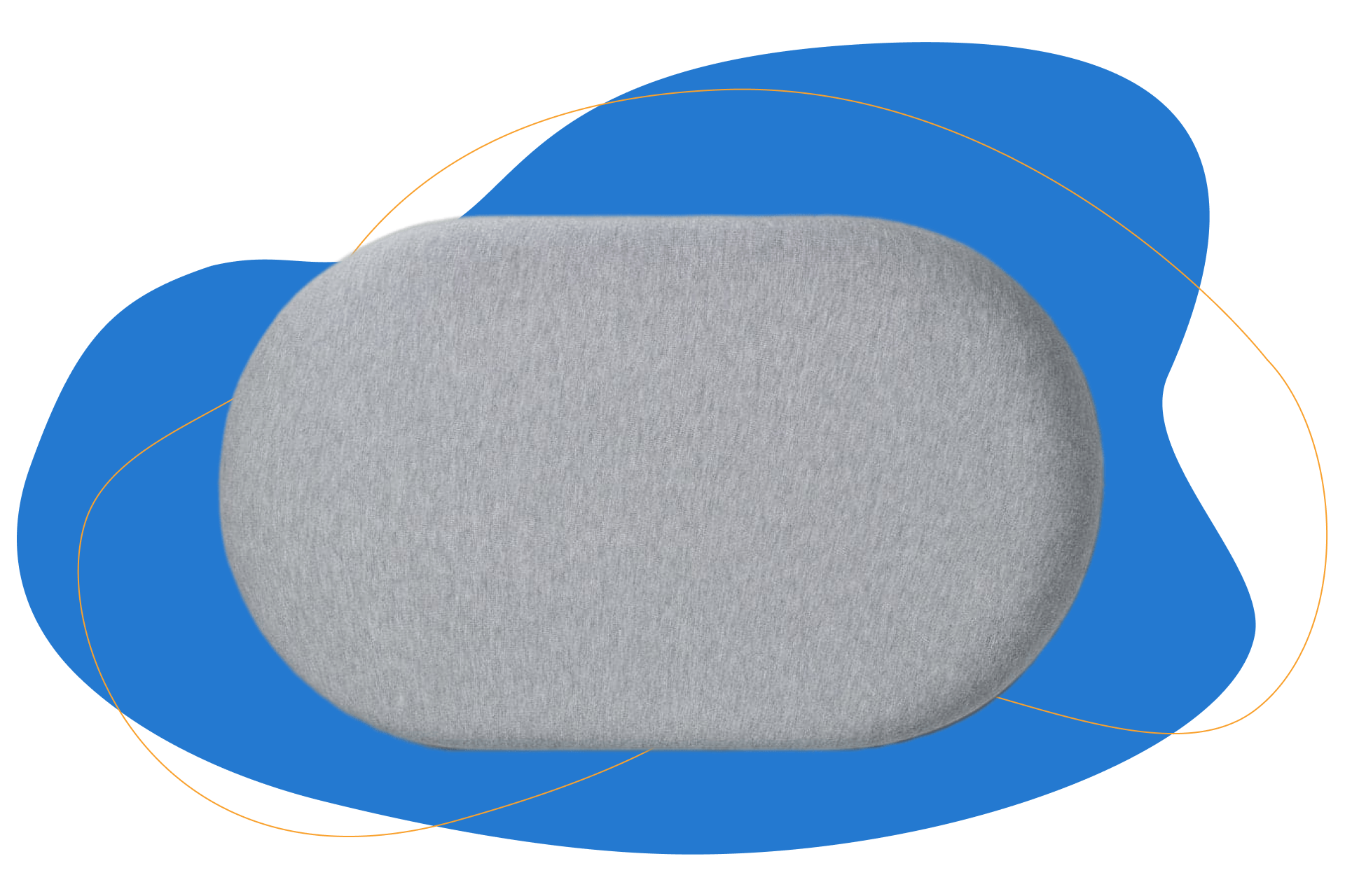 ostrich pillow memory foam kissen