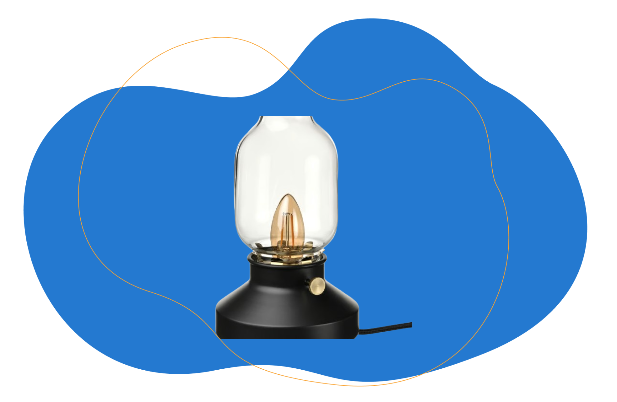 IKEA Tärnaby Nachtischlampe