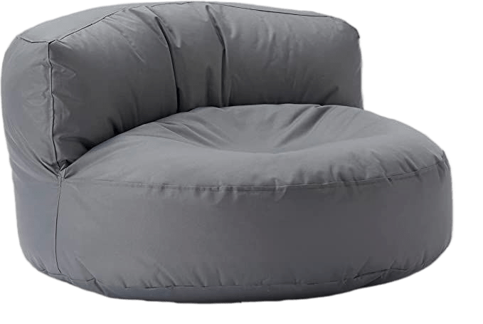 Sitzsack Sofa-Form von Lumaland in Grau