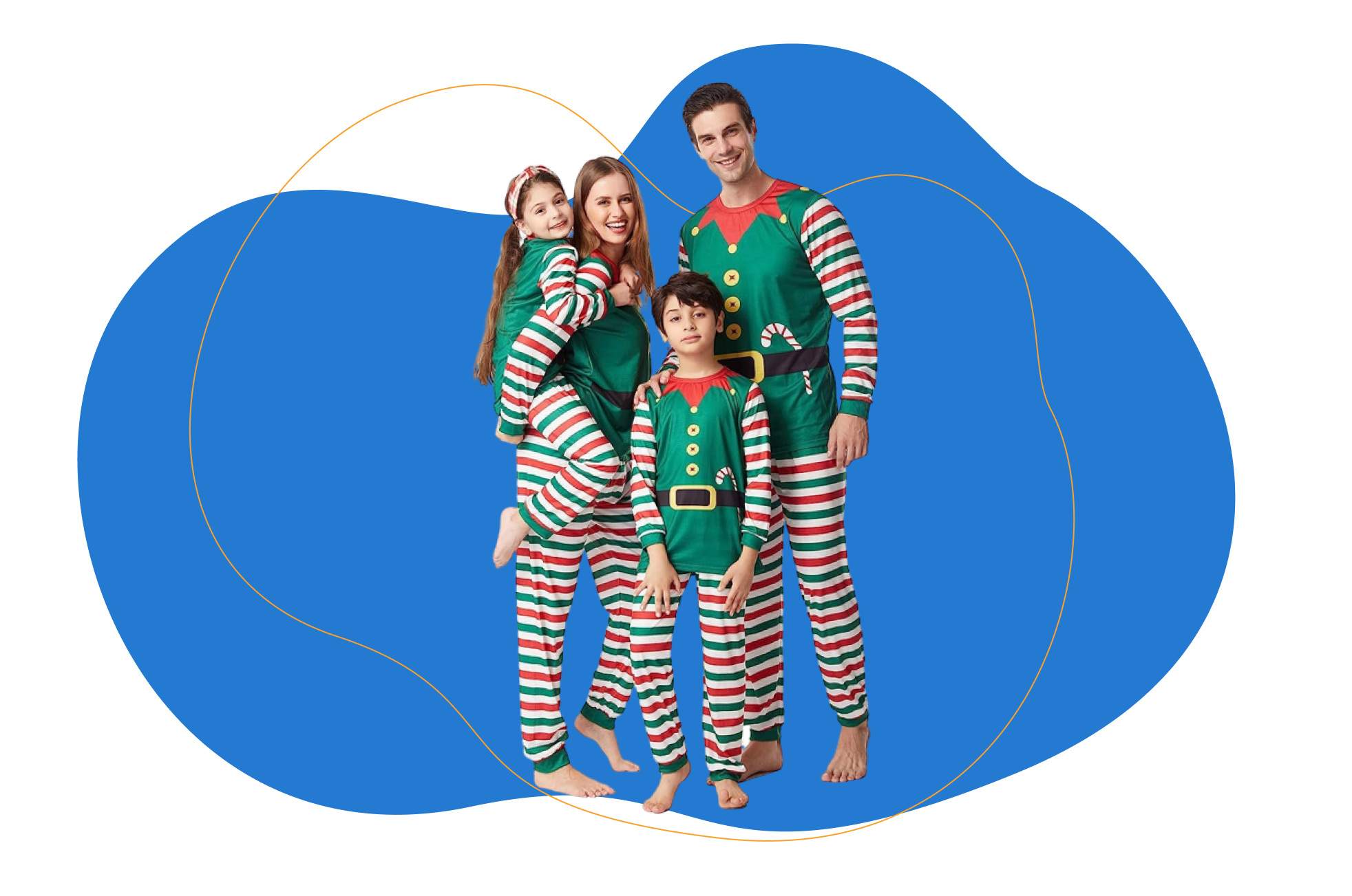 Familienpyjama Oriental elife