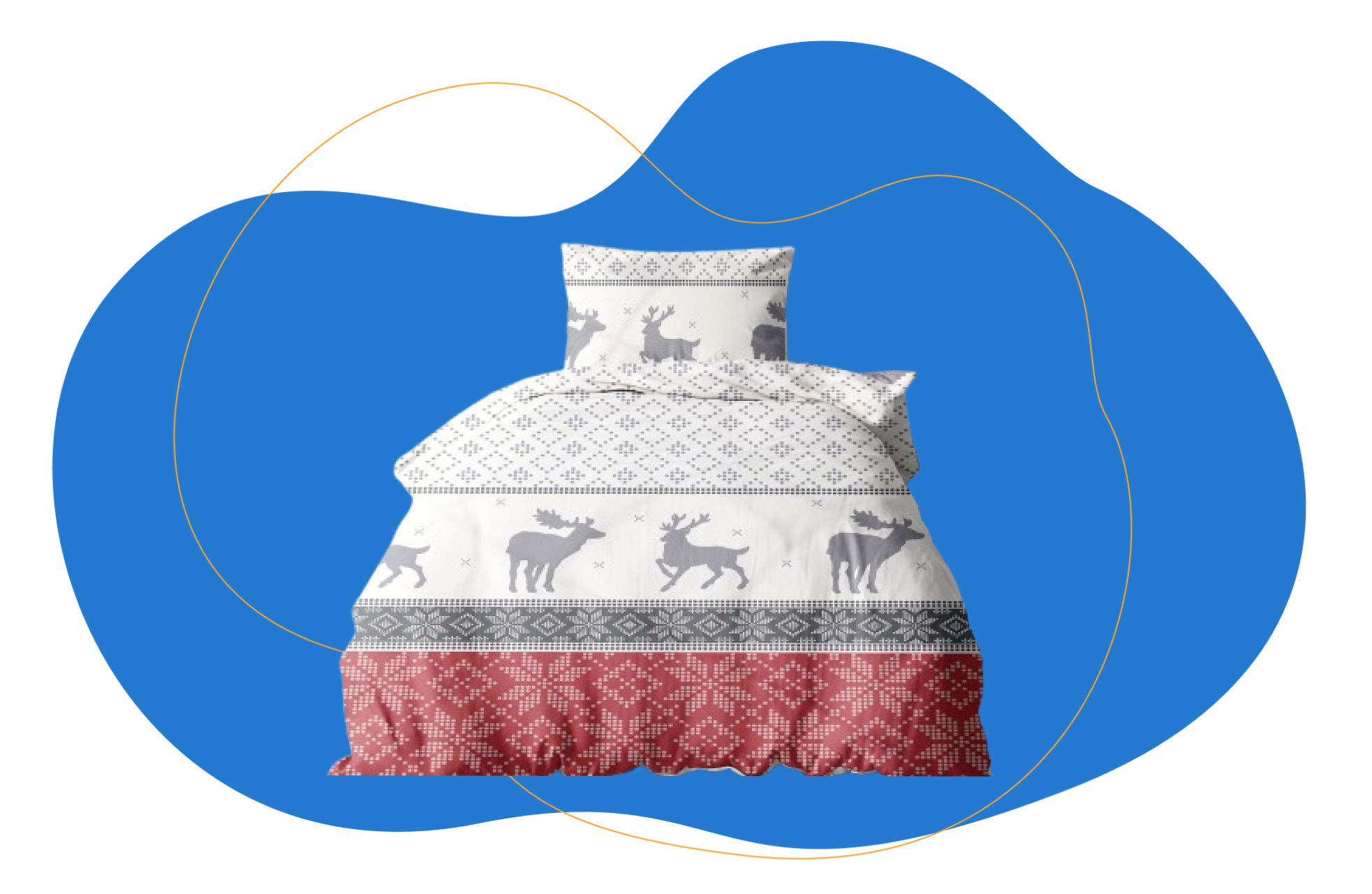flannelette weihnachtsbettwasche