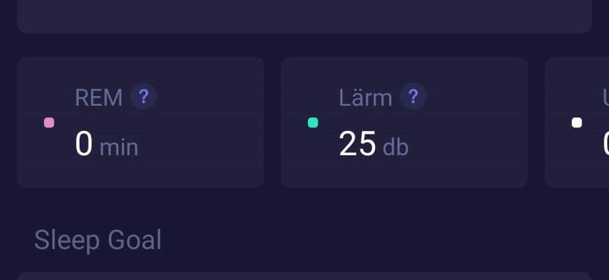 Die Umgebungslautstärke von 25 dB ist in etwa so laut wie ein Atemgeräusch. Foto: © Sleep Tracker: Sleep Cycle & Snore Recorder