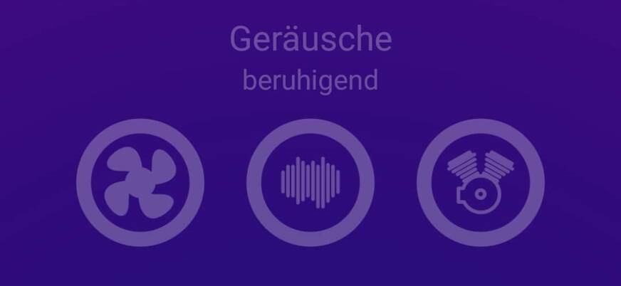 Die Schlaf App Dreaming Fox bietet verschiedene beruhigende Geräusche an. Foto: © Dreaming Fox