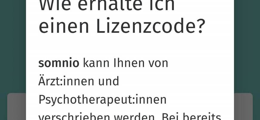 Somnio kann Dir nur von Ärzten oder Psychotherapeuten verschrieben werden. Foto: © Somnio