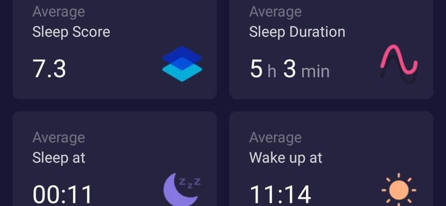 Du kannst Dir nachträglich Deine Trends ansehen. Foto: © Sleep Tracker: Sleep Cycle & Snore Recorder