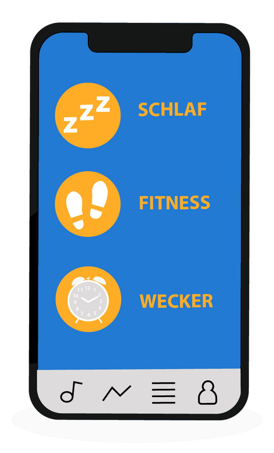 Die Runtastic Sleep Better App zeigt Statistiken