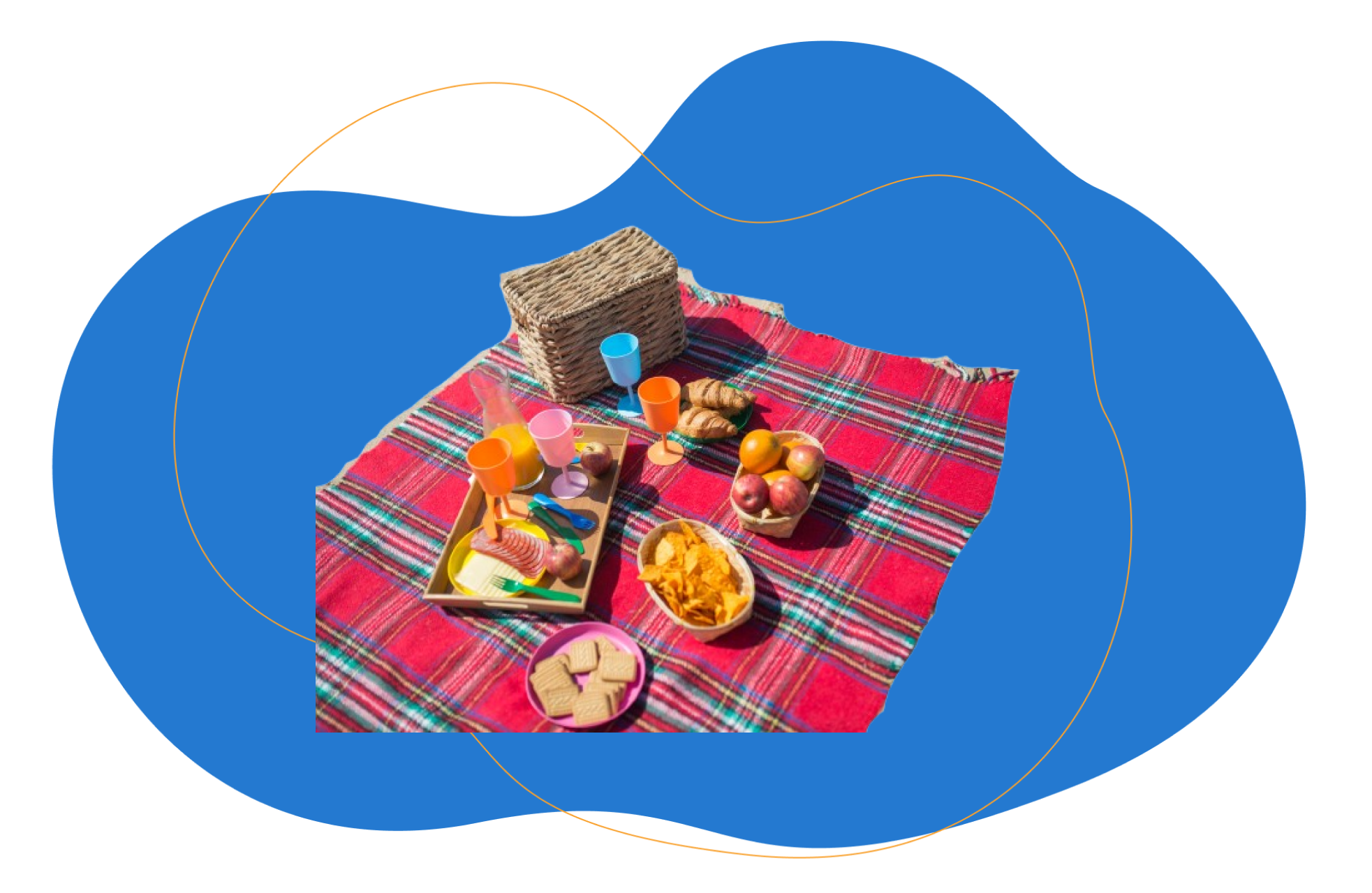 Picknickdecke waschen