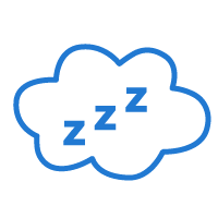 Schlafen - zzz-Symbol