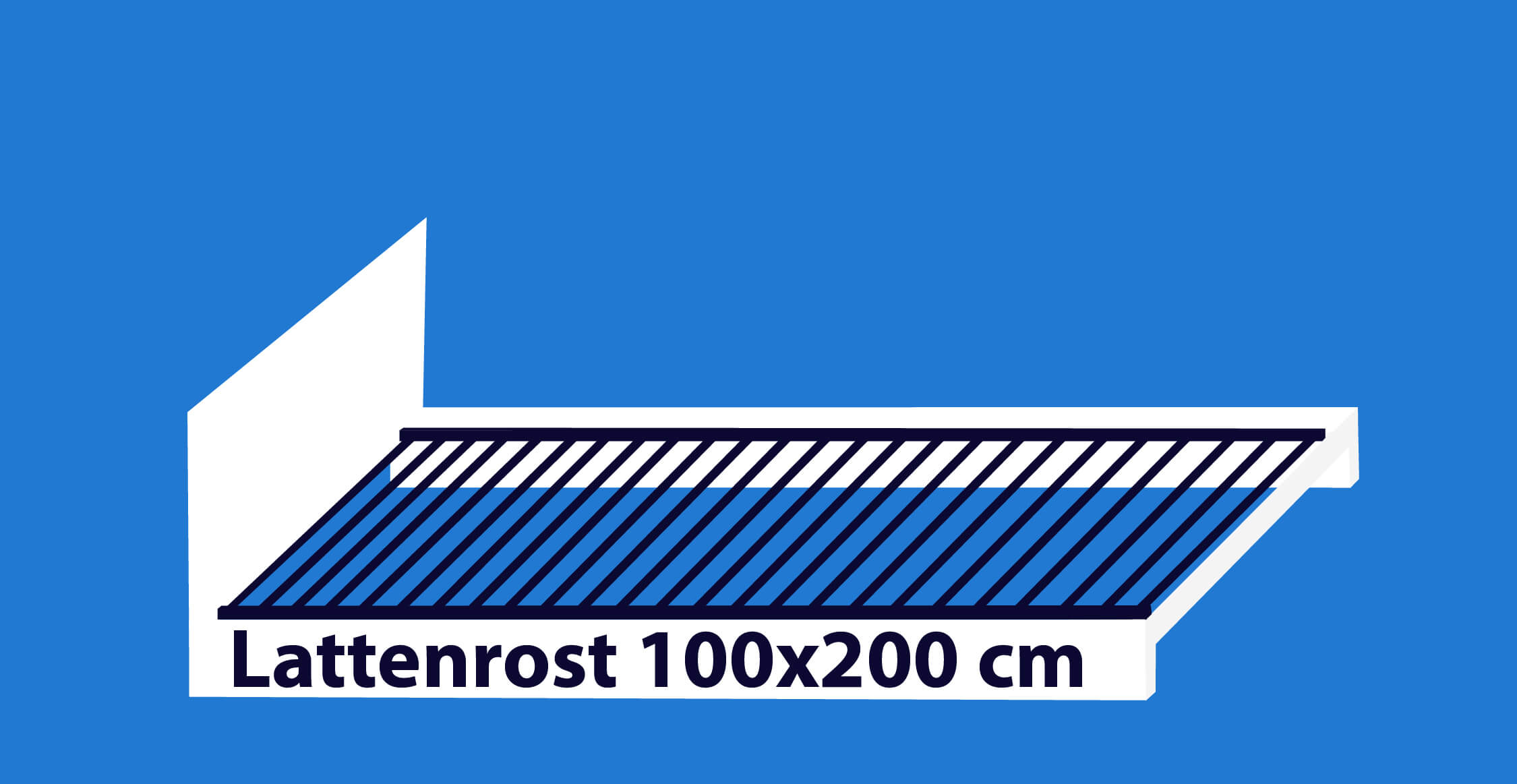 Lattenrost 100x200 cm